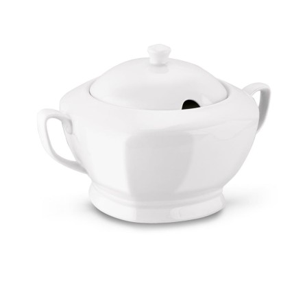 Waza do zupy porcelanowa biała 3L 