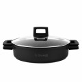 Patelnia na indukcję z małymi uchwytami i pokrywą 28 cm 10637