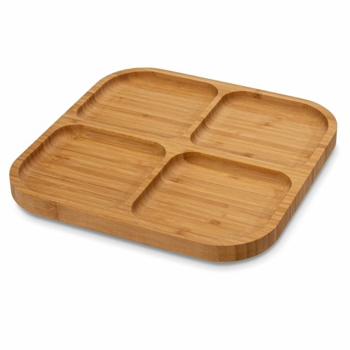 Bambusowy półmisek do serwowania przekąsek