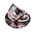 Filiżanka porcelanowa ze spodkiem w kwiaty 250 ml 10852