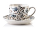 Filiżanka porcelanowa ze spodkiem w kwiaty 250 ml 10857