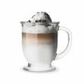 Szklany kubek do kawy z dużym uchem 450 ml 10933