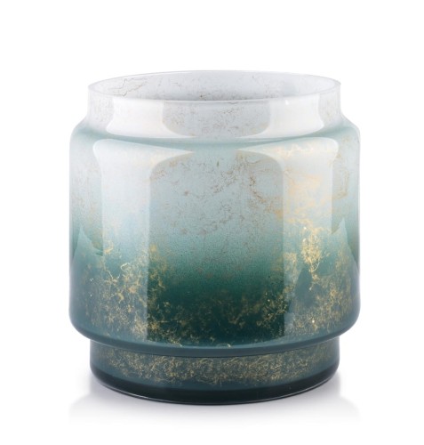 Wazon szklany na kwiaty Luxury Green Cristie