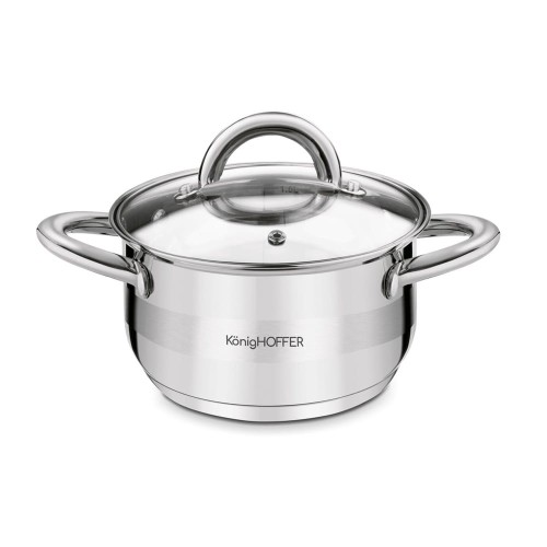 Garnek na indukcję ze stali nierdzewnej Faro 1,8 L