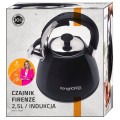 Czajnik tradycyjny na indukcję Czarny mat 2,5 L 11060