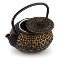 Imbryk do herbaty żeliwny z zaparzaczem czarny 800 ml 11178