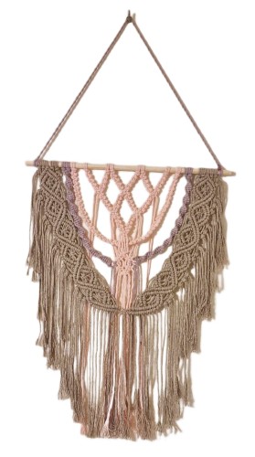 Makrama bawełniana kolorowa w stylu Rustic