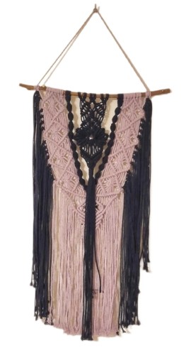 Makrama bawełniana kolorowa w stylu Rustic