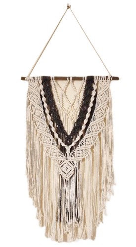 Makrama bawełniana kolorowa w stylu Rustic