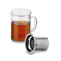 Szklany kubek z zaparzaczem i pokrywką Cortese 350 ml 11324