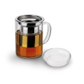 Szklany kubek z zaparzaczem i pokrywką Cortese 350 ml 11328