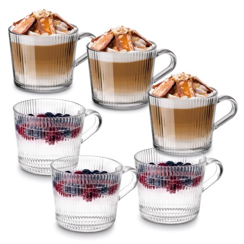 Komplet szklanych kubków Sue 400 m