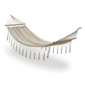 Hamak ogrodowy w stylu Boho Beżowy 300 cm 11650