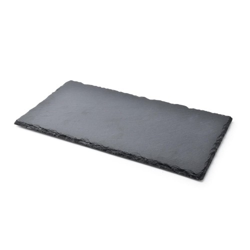 Deska kamienna do serwowania Czarna Modern 30 cm x 15 cm