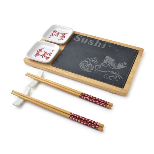 Zestaw do sushi dla 2 osób Bambus Porcelana