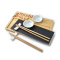 Zestaw do Sushi dla 2 osób Drewno Kamień Porcelana 11781