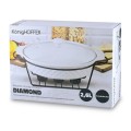 Porcelanowe naczynie na podgrzewaczu Diament 2,6 L 11856