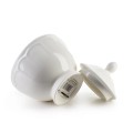 Biała porcelanowa cukiernica Hella 12446