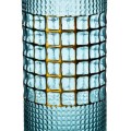 Wazon dekoracyjny szklany Serenite 30 cm Gold Blue 13298