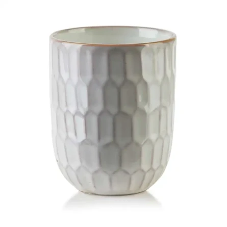 Kubek naturalny ceramiczny bez ucha beżowy 300ml