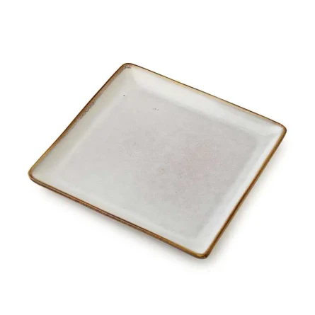 Talerz półmisek ceramiczny naturalny szary 