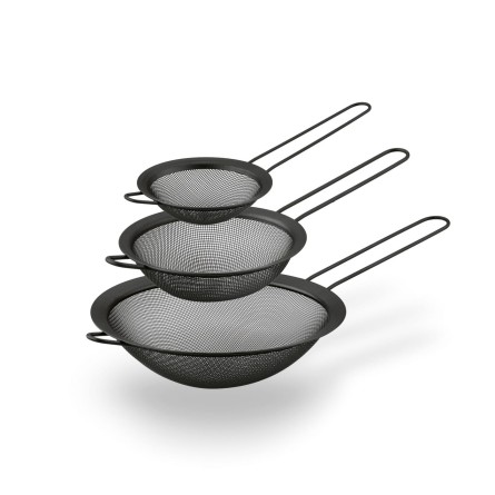 Sitka kuchenne metalowe okrągłe z rączką do kuchni czarne