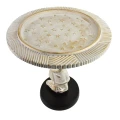 Patera dekoracyjna santa lila świąteczna na święta mikołaj biała 42cm 15713