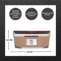 WoodWick Cashmere Świeca Elipsa zapachowa 15806