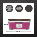 WoodWick Wild Berry &amp; Beets Świeca Elipsa zapachowa 15839