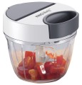 Rozdrabniacz krajalnica kuchenny biały i szary średnica 900ml 15973