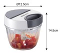 Rozdrabniacz krajalnica kuchenny biały i szary średnica 900ml 15980