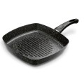 Patelnia grillowa na gaz do grillowania składników czarna 26cm 16237