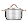 Garnek na indukcję gaz ze stali nierdzewnej srebrny 3,4L 16258
