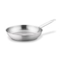 Patelnia na indukcję ze stali nierdzewnej srebrna 28cm 16282
