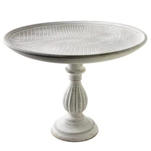 Patera dekoracyjna stylowa biała elegancka 29cm