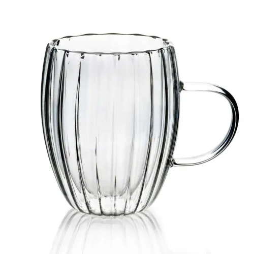 Kubek do kawy herbaty ze szkła borokrzemowego 300ml