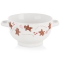 Miska bulionówka ceramiczna pierniki biała 750ml 16623