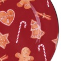 Podtalerz dekoracyjny czerwony świąteczny 33cm 16639