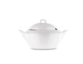 Waza porcelanowa do zupy elegancka biała 3L 16823