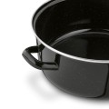 Garnek emaliowany z pokrywką szklaną 6 L 16850