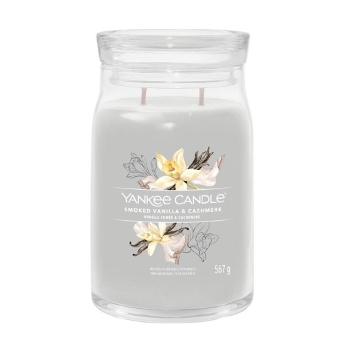 Yankee Candle Smoked Vanilla &amp; Cashmere Świeca Duża