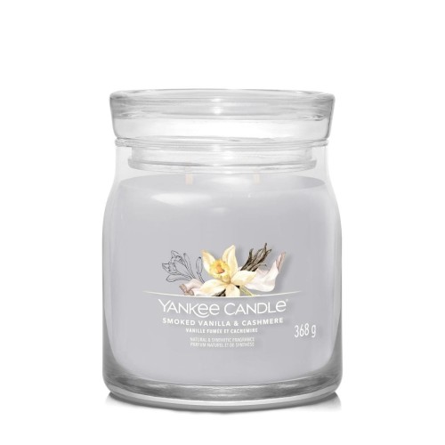 Yankee Candle Smoked Vanilla &amp; Cashmere Świeca Średnia