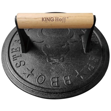 Praska żeliwna do mięsa Kinghoff 22 cm 