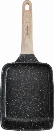 Prostokątna patelnia z drewnianą rączką 36 x 15 cm