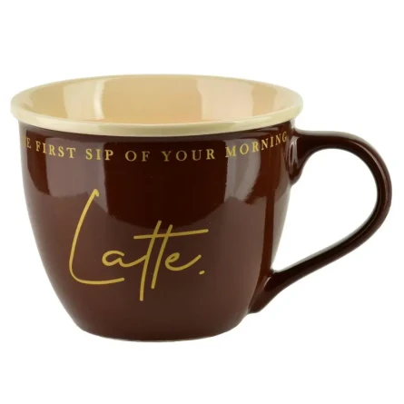 Kubek jumbo porcelanowy do kawy i herbaty elegancki 500ml