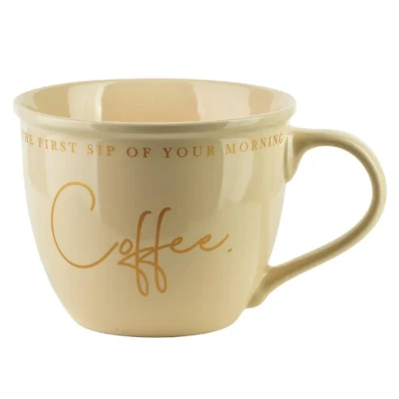 Kubek jumbo porcelanowy do kawy i herbaty elegancki 500ml