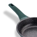 Patelnia na indukcję aluminiowa marmurowa zielona 24cm 17948