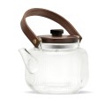 Dzbanek do herbaty borokrzemowy ze szklanym zaparzaczem 1L 17963