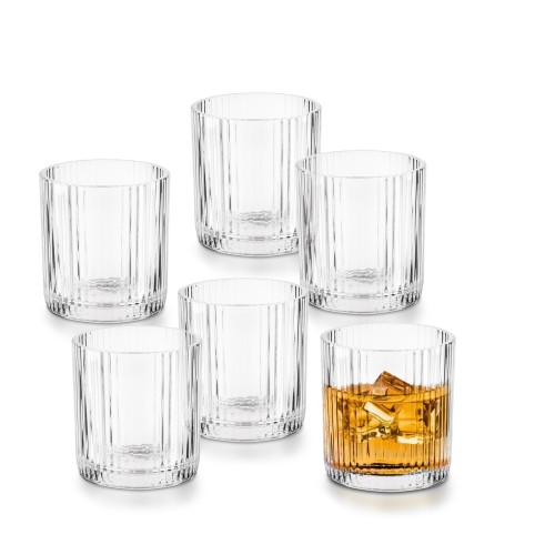 Komplet 6 szklanek do zimnych napojów i deserów 320ml