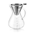 Dzbanek przelewowy z filtrem stalowym do kawy i herbaty z zaparzaczem 800ml 17997